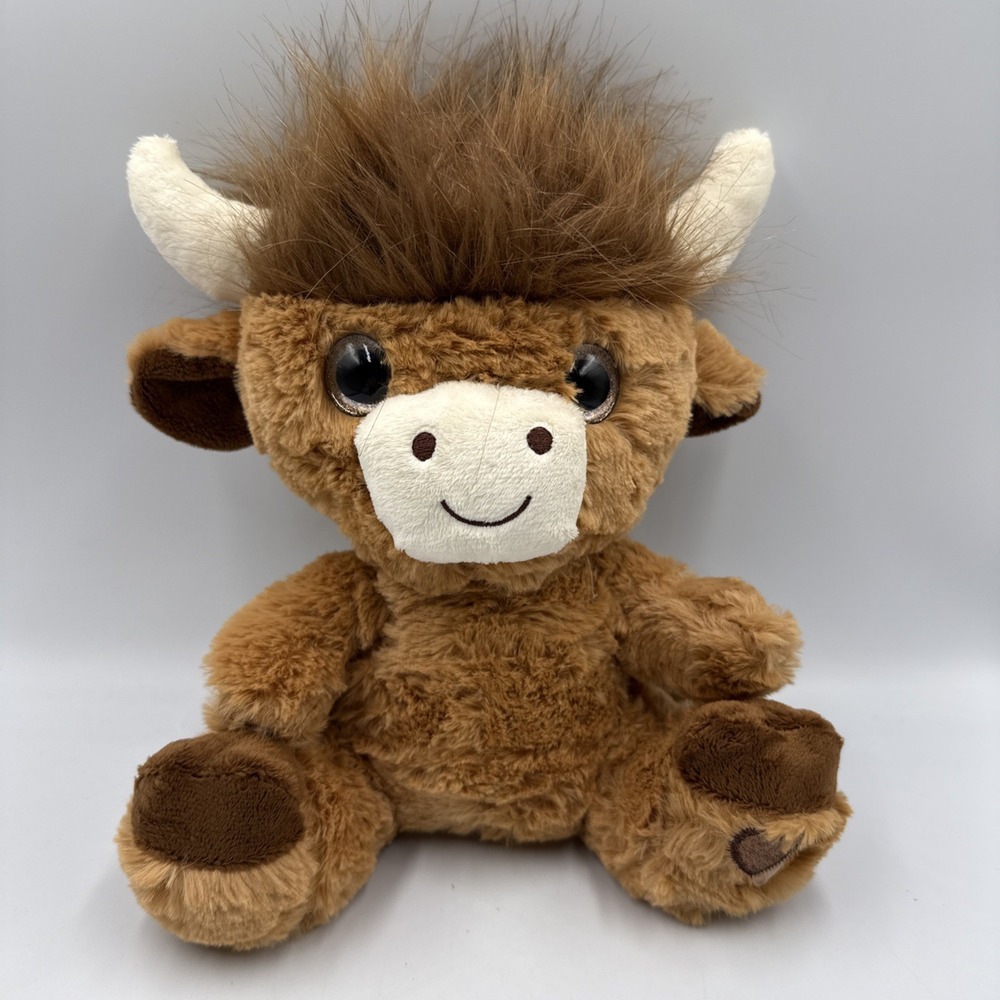 Highland Cow Plush With Big Eyes